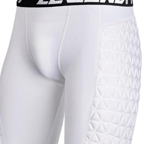 Youth Boys Baseball Sliding Shorts Cup Pocket Protective Athletic Compression Sm - Picture 4 of 4